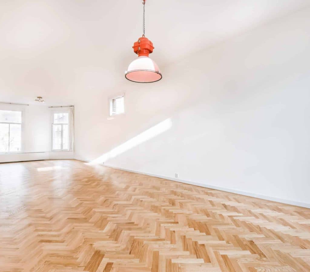 lovely empty room with a large window